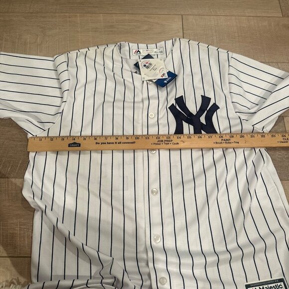 NEW YORK YANKEES MENS LARGE JERSEY MAJESTIC SANCHEZ #24 - Picture 5 of 12
